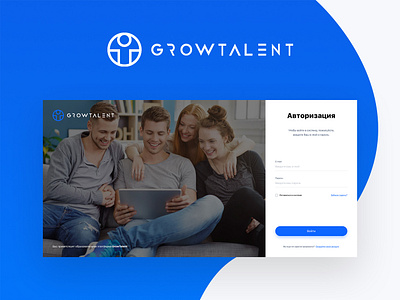 Grow Talent clean courses design e learning education knowledge learning lessons platform schooling training web design