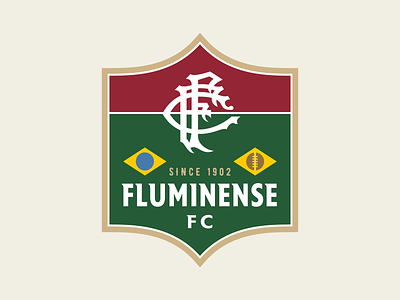 Fluminense Family Crest branding brazil crest design family crest flag icon illustration logo rio de janeiro shield simple soccer sports team
