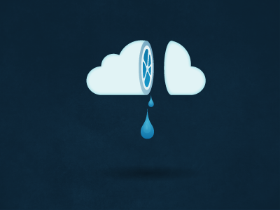 mechanism of rain blue citrus cloud drop illustration juice rain white