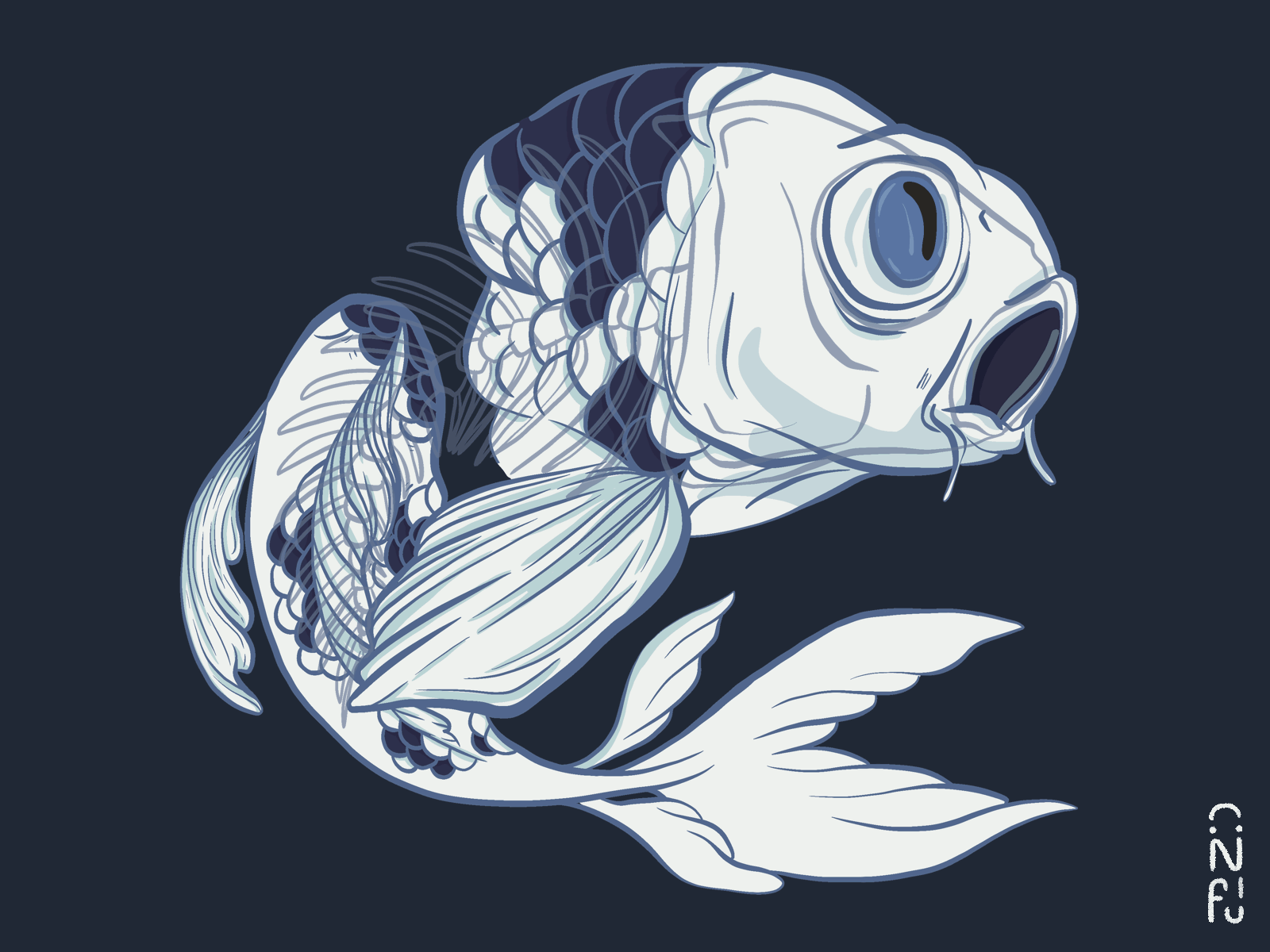 Koi Fish by Nookfulloption on Dribbble
