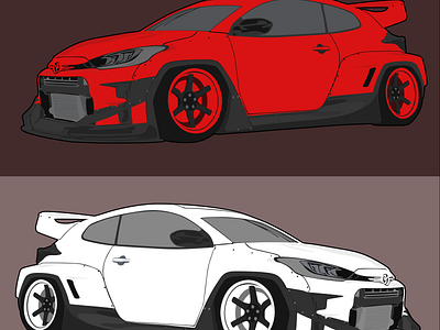 JDM Cars 2d design flat graphic design illustration vector
