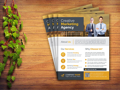 Creative Corporate Flyer Design Template brochure business business flyer corporate corporate flyer creative creative flyer design flyer flyer design flyer template graphic design leaflet template