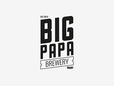 Big Papa Brewery Logo beer brewery logo