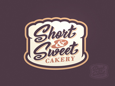 Short & Sweet Cakery Logo