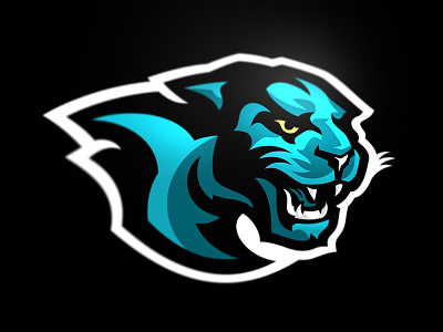 Panther Concept carolina logo mascot nfl panther panthers sport team