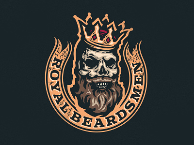 Royal Beardsmen v2 beard care face hair king knight man medieval product royal shave smile