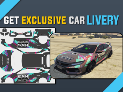 Exclusive custom Livery for FiveM server 3d design gaming graphic design illustration