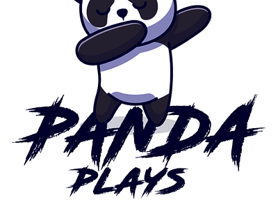 Custom Panda plays logo