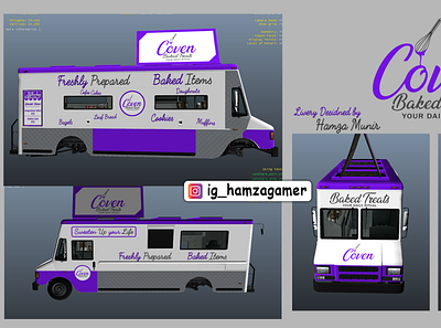 Custom Bakery Livery designed design fivem gaming graphic design