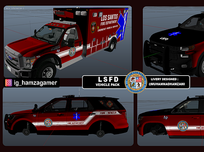 Custom EMS Livery designed for car pack design fivem gaming graphic design gta