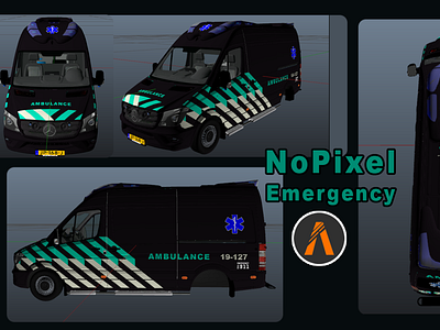 NoPixel 3.0 Emergency Service livery design