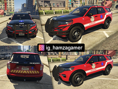 EMS Ford Explorer 2020 - FiveM design fivem gaming graphic design gta gtaroleplay