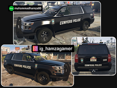 CONYERS POLICE LIVERY DESIGN design fivem gaming graphic design gta gtaonline