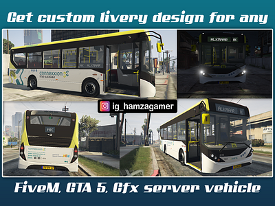 Custom Real life Livery design for Gaming design fivem gaming graphic design gta gtaonline