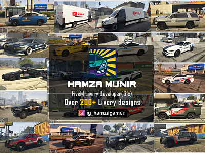 Designed 200+ Livery designs for my Lovely clients design fivem gaming graphic design gta gtaroleplay