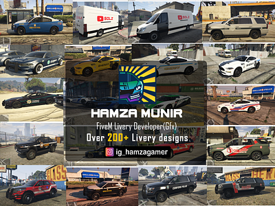 Designed 200+ Livery designs for my Lovely clients