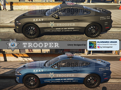 State trooper Livery designed design fivem gaming graphic design gta gtaroleplay