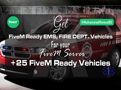 Get exclusive fivem ready ems cars.