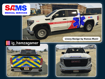 Real life design livery for GMC, fivem