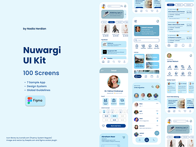 Nuwargi UI Kit 100 Screen