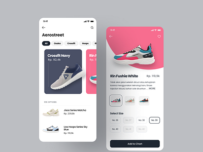 Sample Mobile App Design Aerostreet