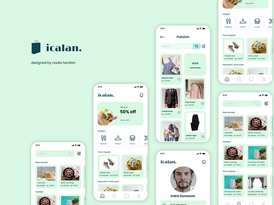 Icalan Project | E commerce Study Case branding graphic design logo ui