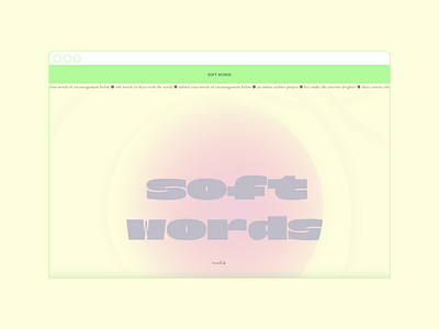 softwords.xyz branding design minimal typography web zine