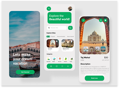 Travel app app design mobile travelapp typography ui ui design ux design uxresearch