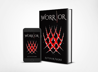 Worrior Book Cover adobe amazon book cover design ebook illustration kdp mahmudul rafi nonfiction book cover papper back photoshop