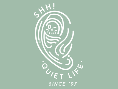 Quiet Life contest entry branding design illustration logo shirts
