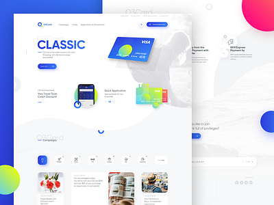 Landing Page - Credit Card / Campaigns