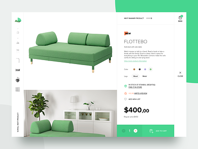 Furnly - Homepage Banner (Detail) banner design ecommerce flat furniture landing minimal store typogaphy ui ux web design