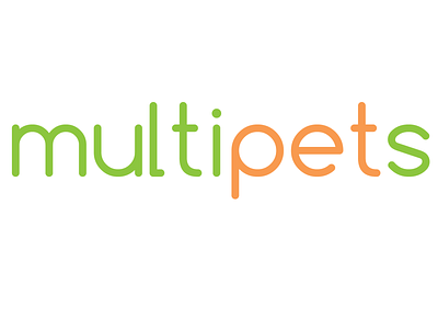 Multipets app branding design illustration logo pet uiux vector