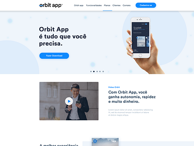 Orbit App app branding design illustration logo ui uiux ux vector