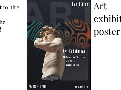 art exhibition poster