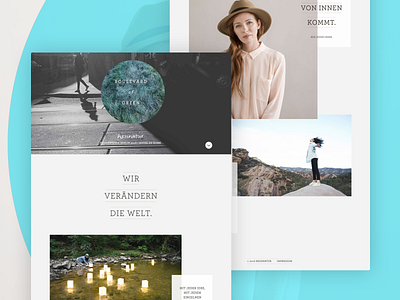 hessnatur Fashion Week Landingpage