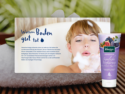 Kneipp Website bath beauty care friendly handwritten health landing page photo product warm web