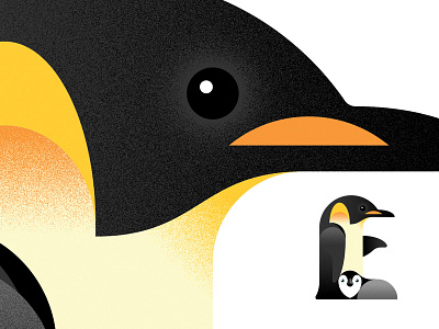 E is for Emperor Penguin