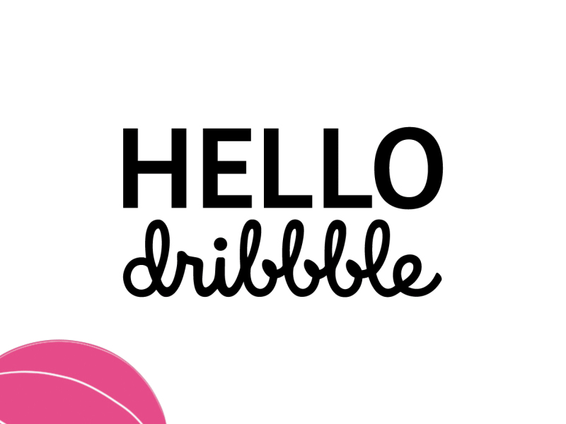 Hello dribbble!