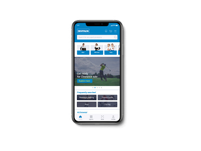 Redesigning of decathlon app