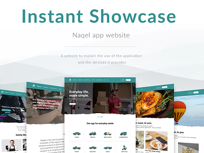 Naqel app Website branding naqel app website ui ux.ux