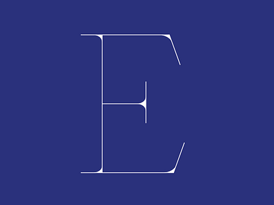 E e font grotesk letter letterform san serif typography