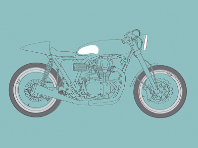 Illustration practice - Motorbike