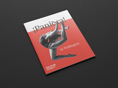 Editorial conceptual mock up black and white concept dance editorial minimal print serif studio