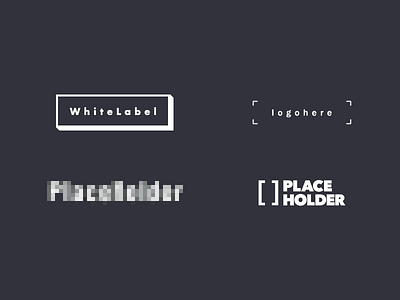 whitelabel placeholders branding identity logo