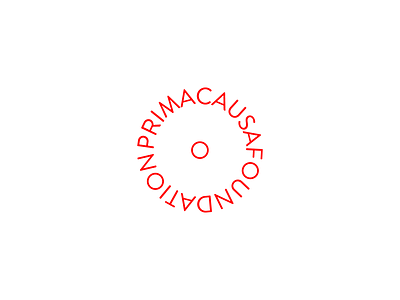 prima causa branding identity logo typography