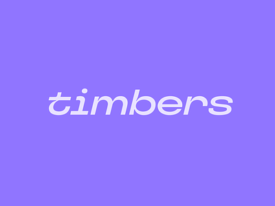 timbers branding identity logo typography