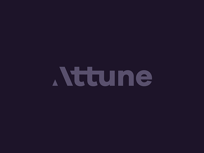 Attune [Draft 2] branding identity logo typography