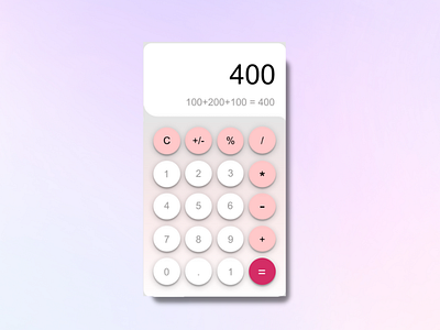 Calculator page: UI design app branding design icon illustration logo typography