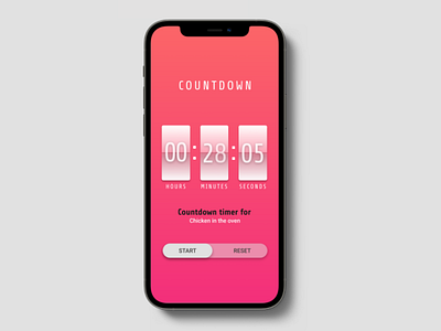 Countdown timer: UI Design